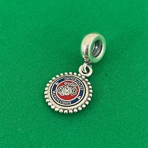 pandora marine corps charm